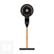 Ventilador Pie Bizancio 50w Negro/Haya 95x30x30 cm Oscilante