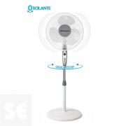 Ventilador de Pie 3 Aspas 40 cm 50w Altura Máx. 126 cm SF 0147