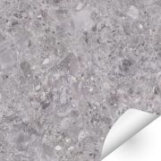 Revestimiento Vinílico Adh. efecto terrazo piedra natural gris Am001. Ancho 124cm. (a metros)