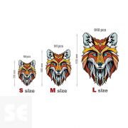 Ewa Puzzle Zorro (M) 141 Piezas Caja de Madera