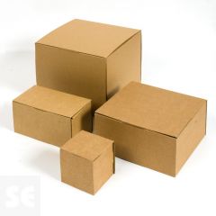 Cajas de Cartón multiencajables 380 g/m2 de varios tamaños | Servei Estació
