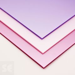 De arriba a abajo: Color Chroma Violeta, Color Chroma Rosa y Color Chroma Lila