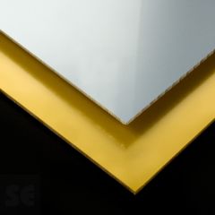 Plancha de Metacrilato nacarado oro / plata
