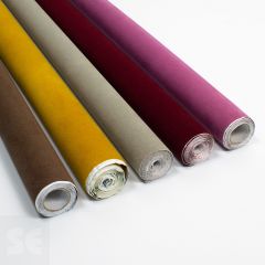 Rollos de Vinilo adhesivo flocado de colores distintos | Servei Estació