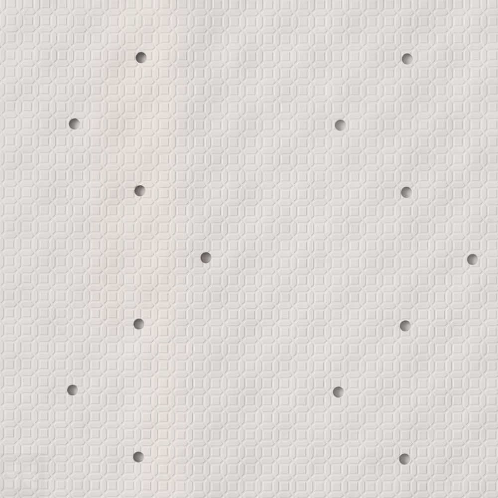 Alfombra Ducha Caucho 50 x 80 cm. Blanco