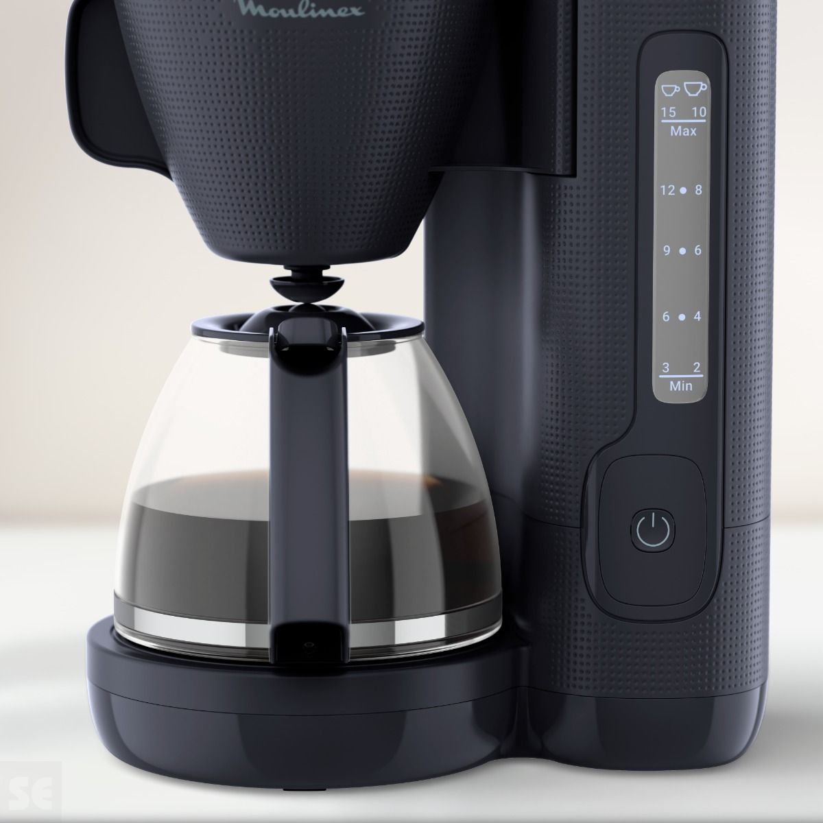 Cafetera de Filtro Morning Negra Moulinex