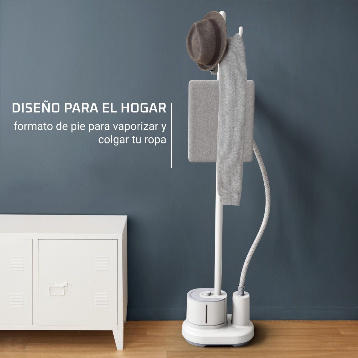 Plancha-cepillo de vapor vertical Ropa Origin Home Rowenta