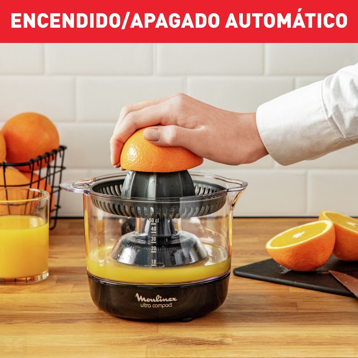 Exprimidor Ultracompact Negro Moulinex