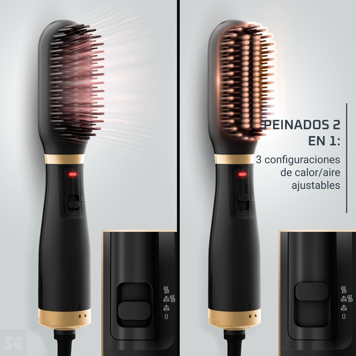 Moldeador Powerstraight Air de Rowenta 2 en 1