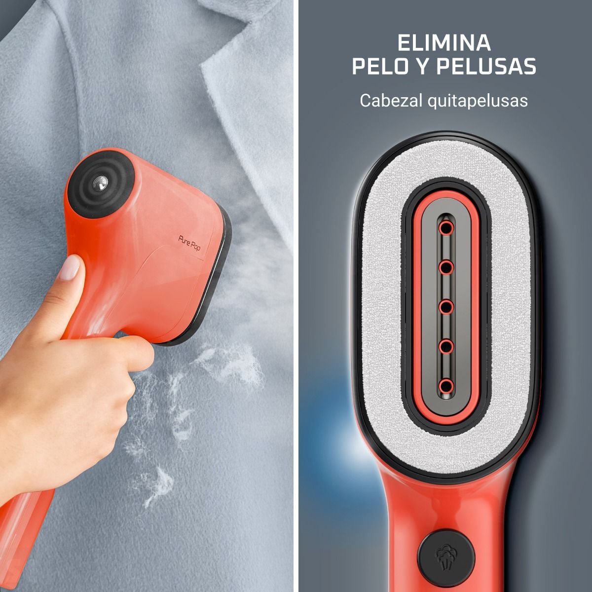 Plancha Ropa Pure Pop Coral 20 G/Min Rowenta