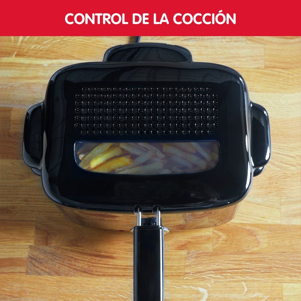 Freidora de Aceite Compacta, Termostato Ajustable, 1l. Moulinex