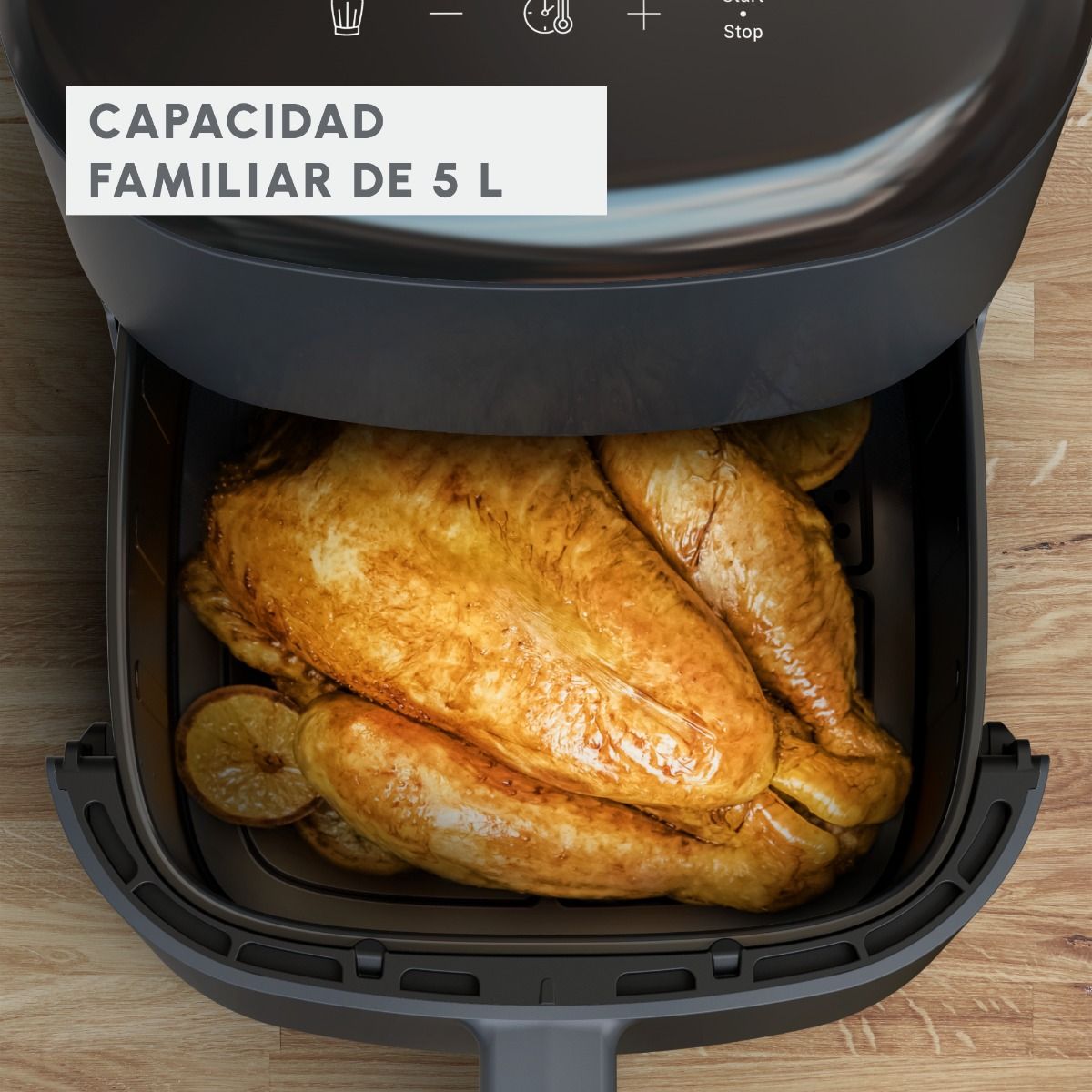 Freidora de Aire Easy Fry Max Java Peppe 5l. Moulinex