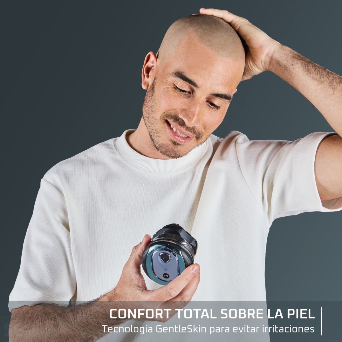 Afeitadora de Cabeza Gentlebald Barber 5 Cabezales Rowenta