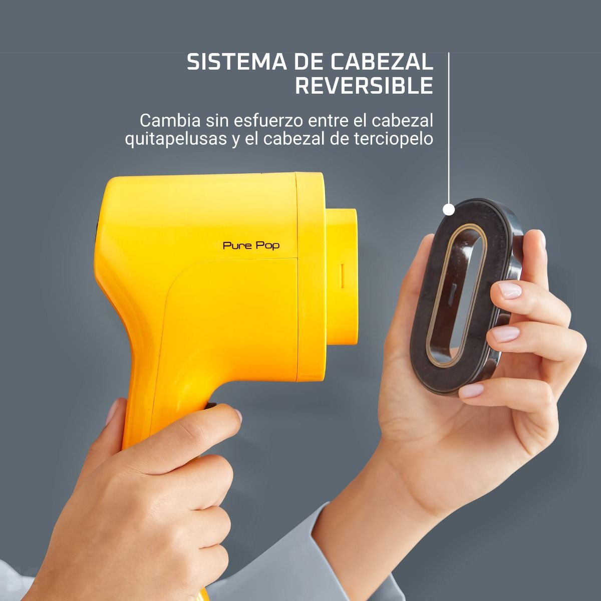 Plancha Ropa Pure Pop Amarillo Salida de Vapor 20 G/Min Rowenta