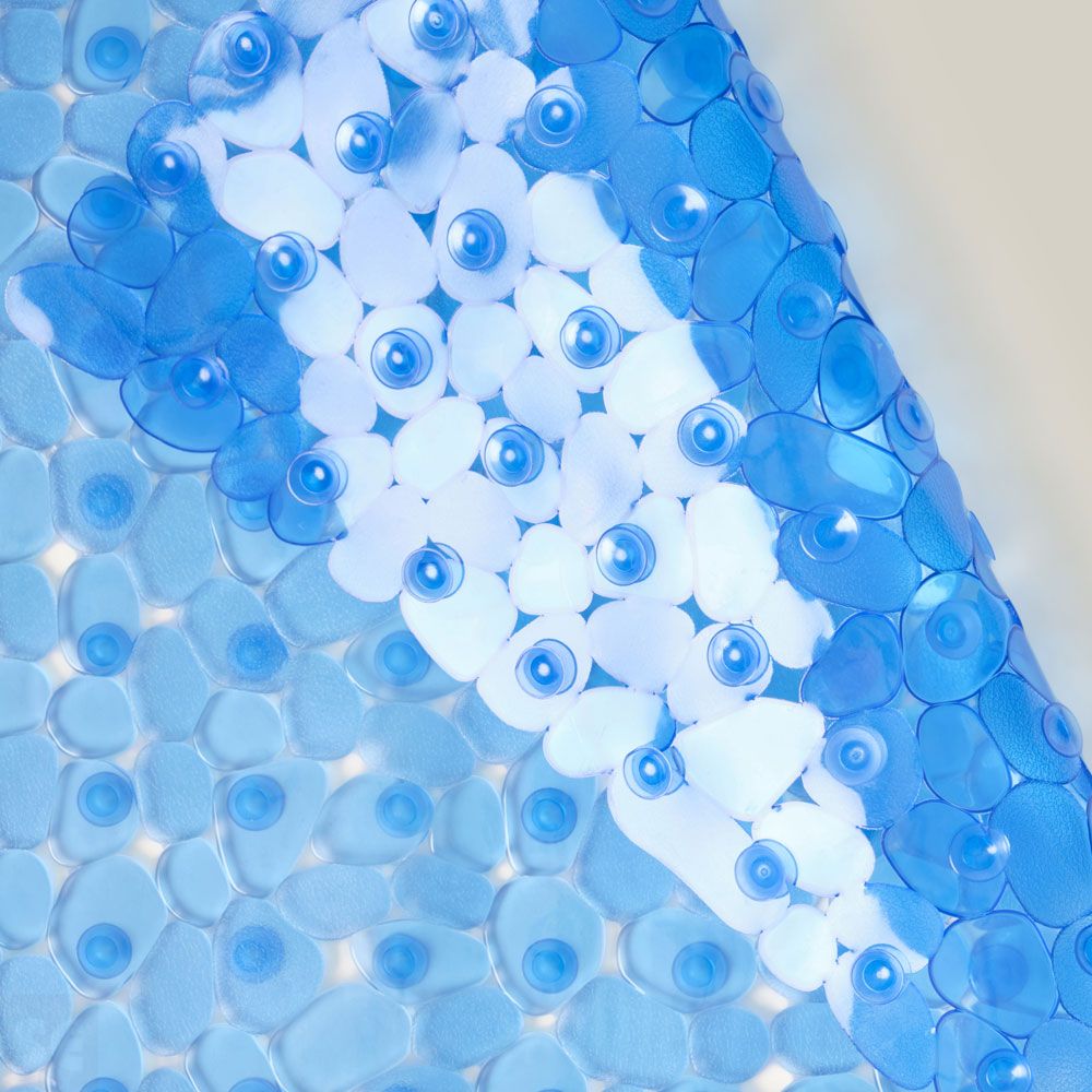 Alfombra Ducha Marelia Azul 54 x 54 cm.