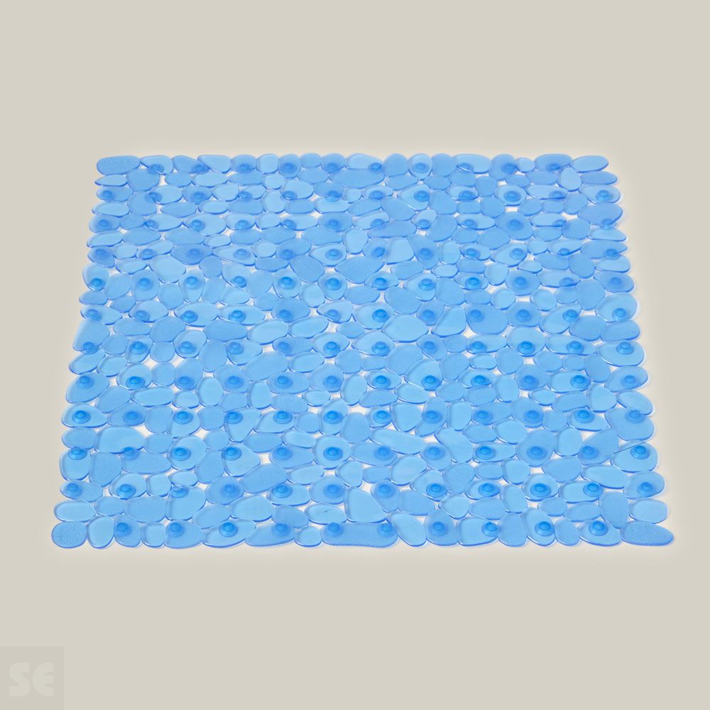 Alfombra Ducha Marelia Azul 54 x 54 cm.