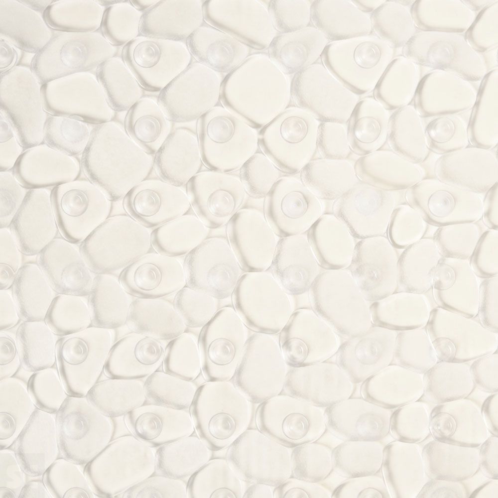 Alfombra Ducha Marelia Blanco 54 x 54 cm.