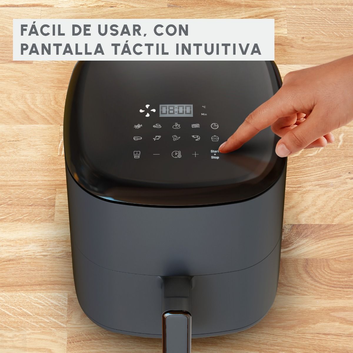 Freidora de Aire Easy Fry Max Java Peppe 5l. Moulinex