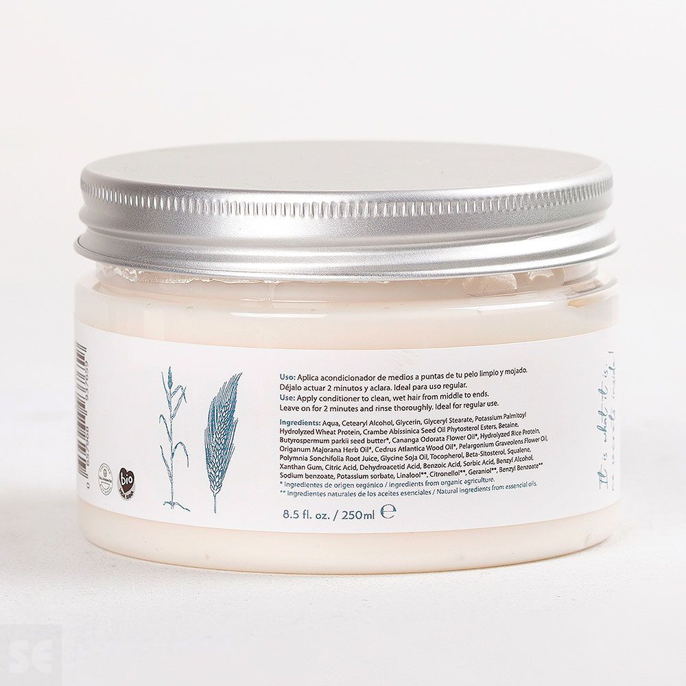 Acondicionador y mascarilla de pelo nutritiva y desenredante 250ml.