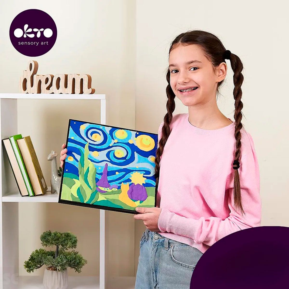 Set pintar por números EL PRINCIPITO de arte sensorial air clay