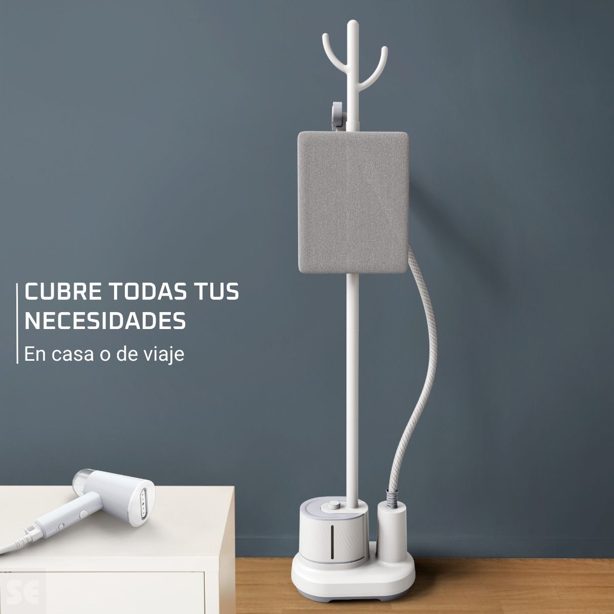 Plancha-cepillo de vapor vertical Ropa Origin Home Rowenta