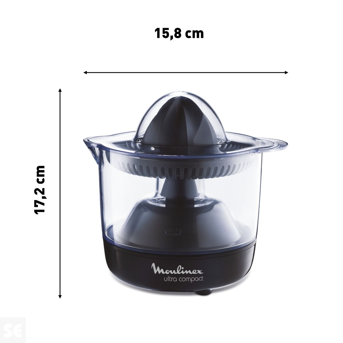Exprimidor Ultracompact Negro Moulinex