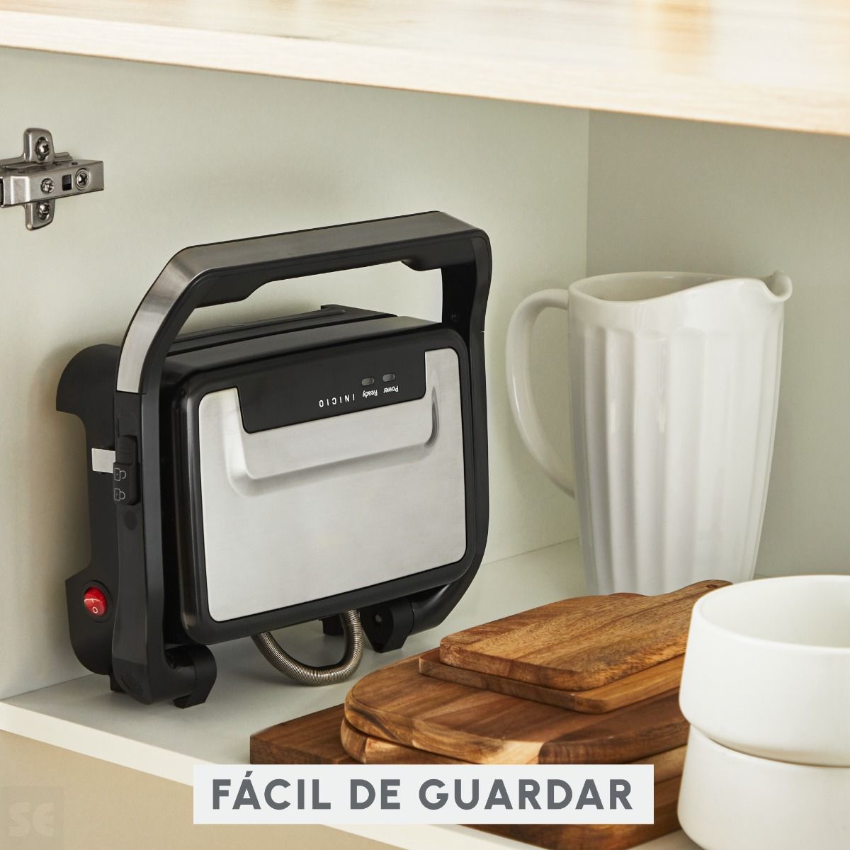 Plancha de Paninis & Grill Inoxidable 1000 W Moulinex