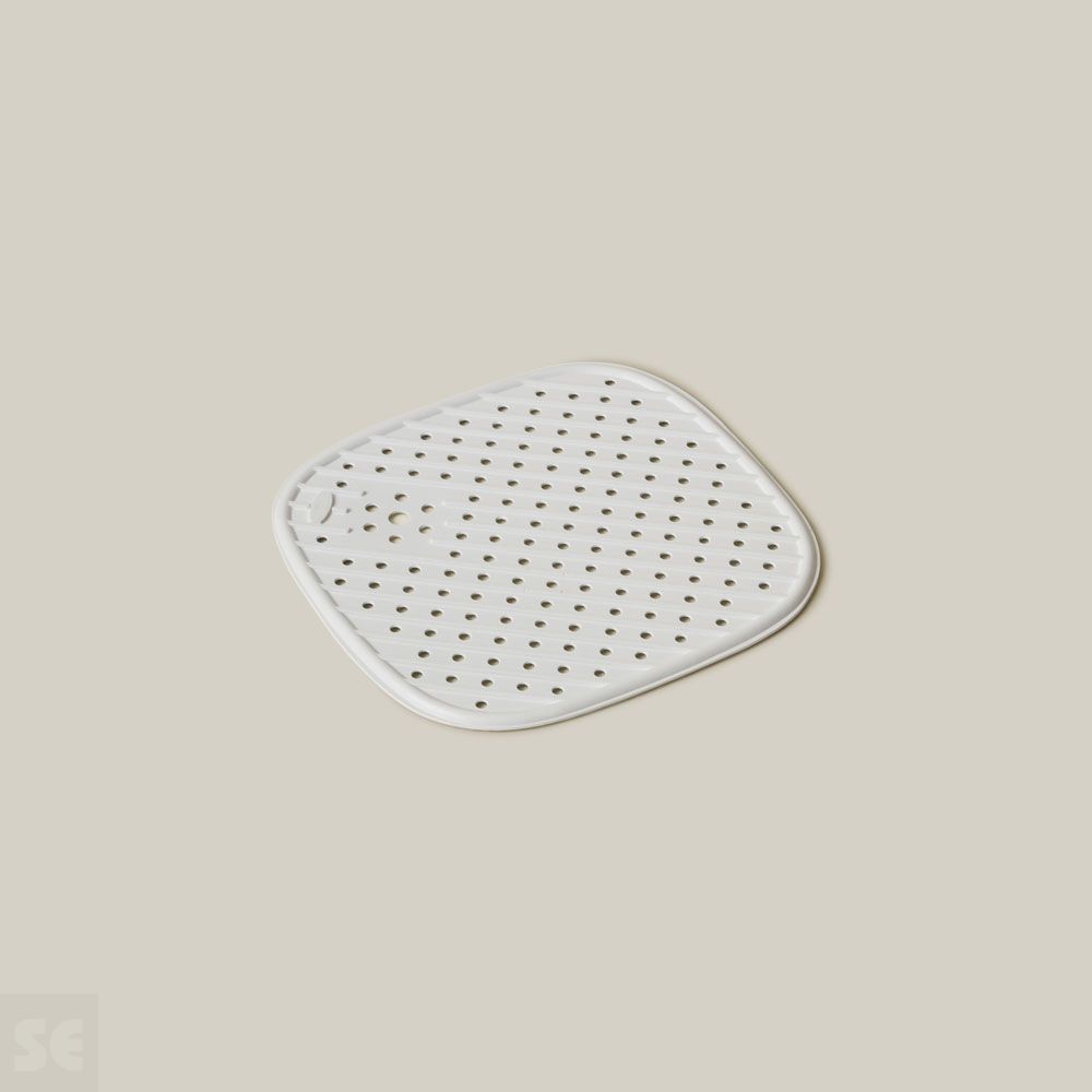 Salva Platos Diagonal Blanco 30 x 30 cm.