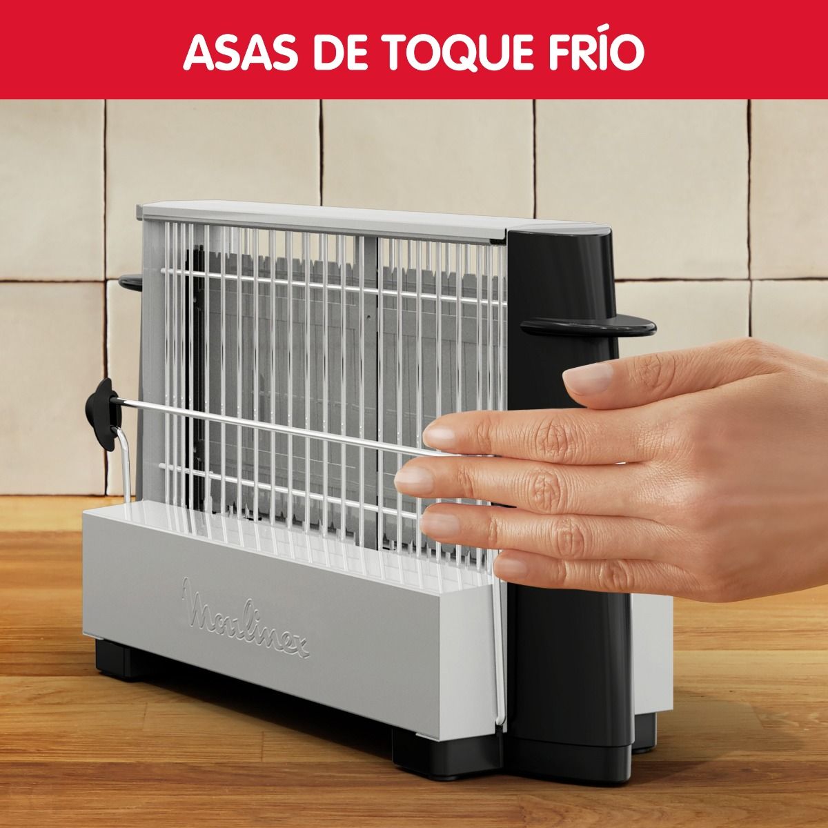 Tostadora Multipan Acero Inoxidable para 4 Rebanadas Moulinex