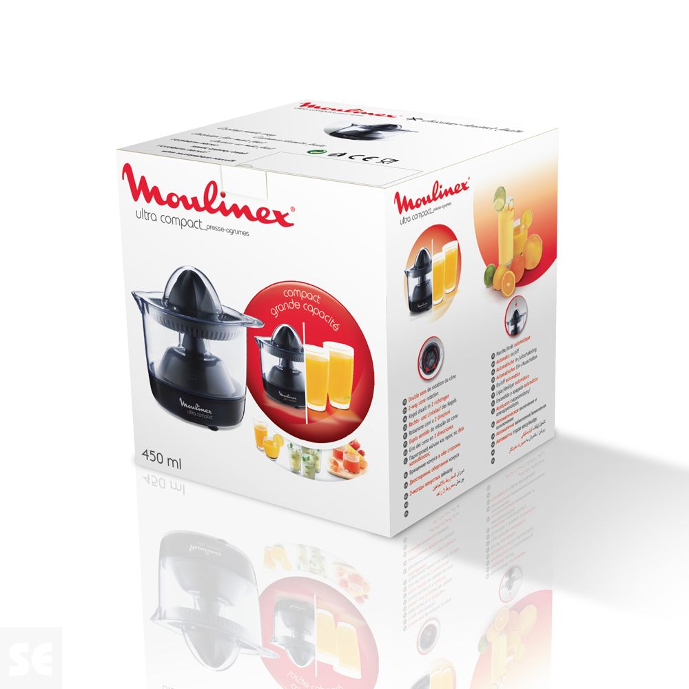 Exprimidor Ultracompact Negro Moulinex