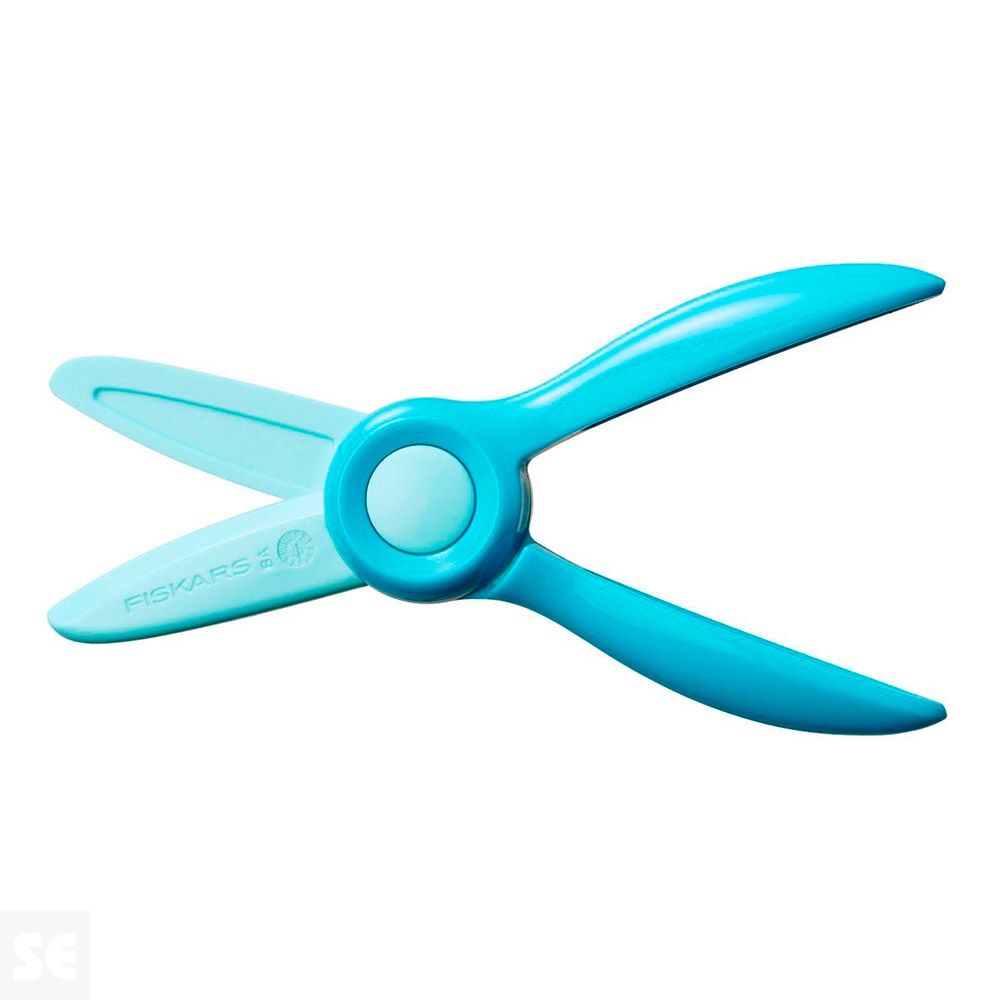 Tijeras para Niños 2+ Azul Principiantes