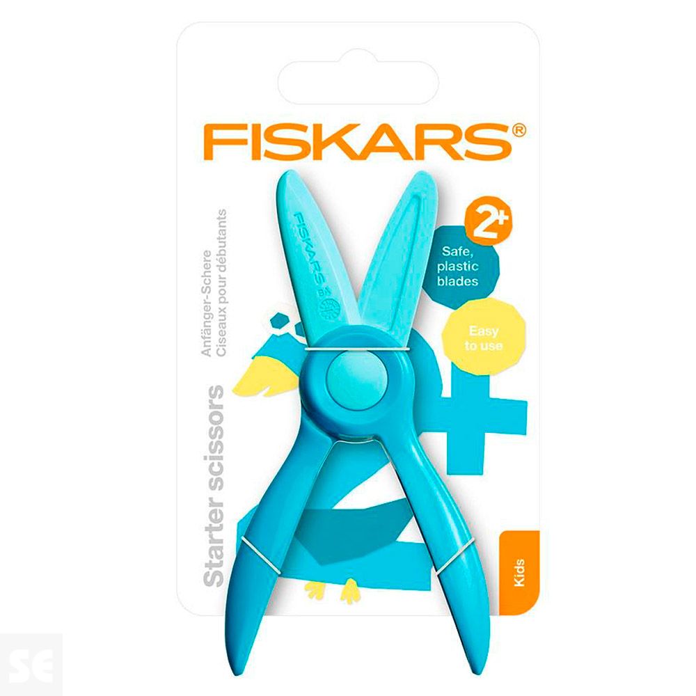 Tijeras para Niños 2+ Azul Principiantes