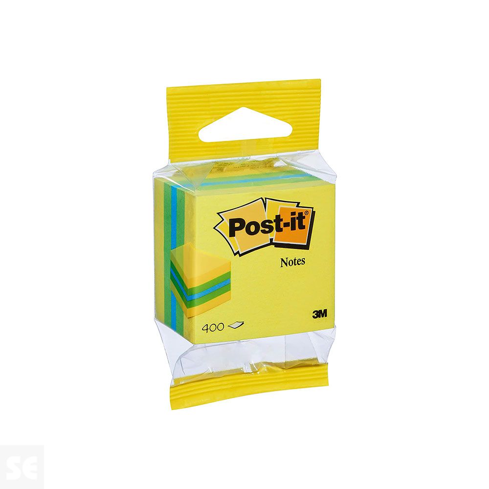 Post-It Mini-Cubo Limón 400h