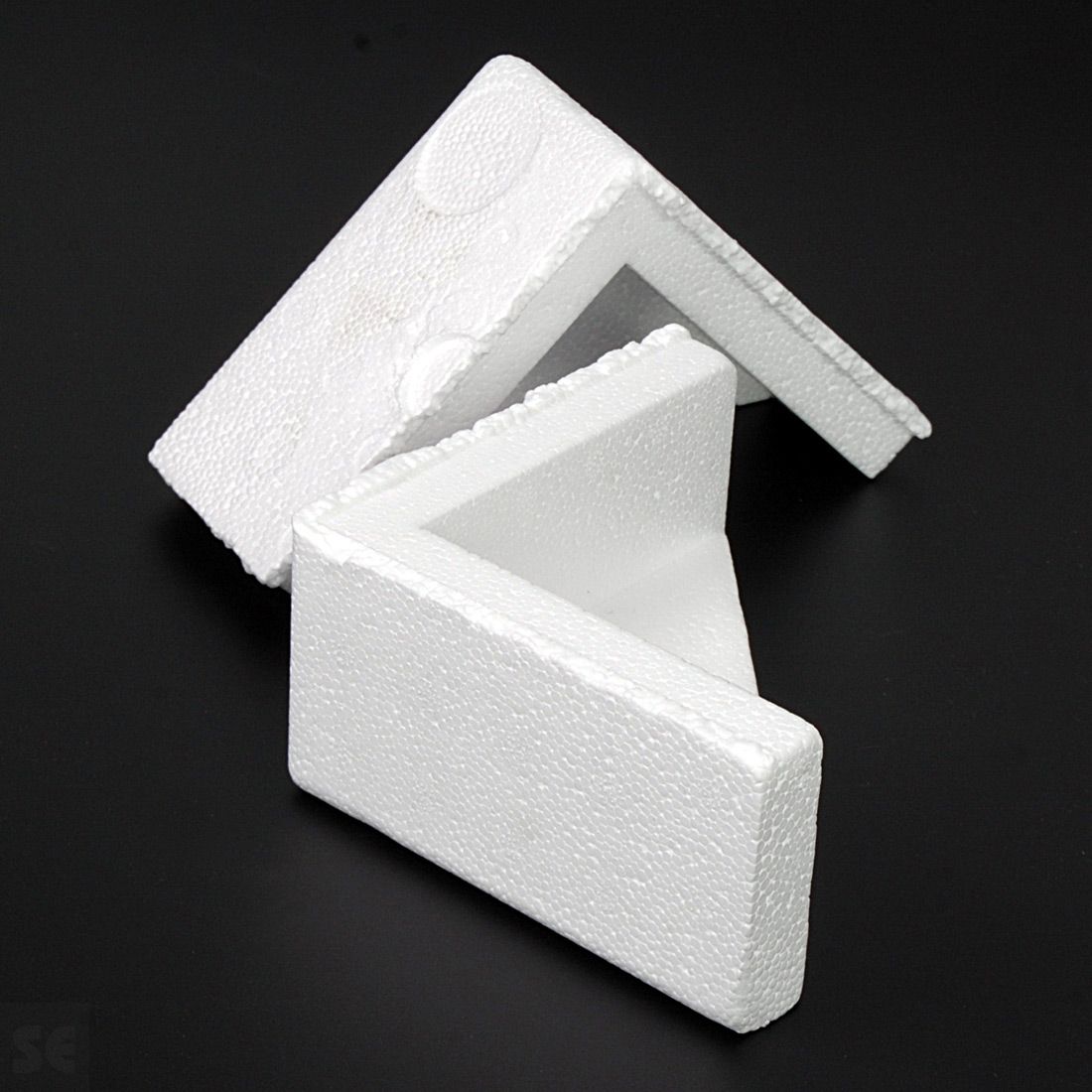 Cantonera de Porexpan pequeña 125x125 x ancho 65 mm (2 uds.) | Servei Estació