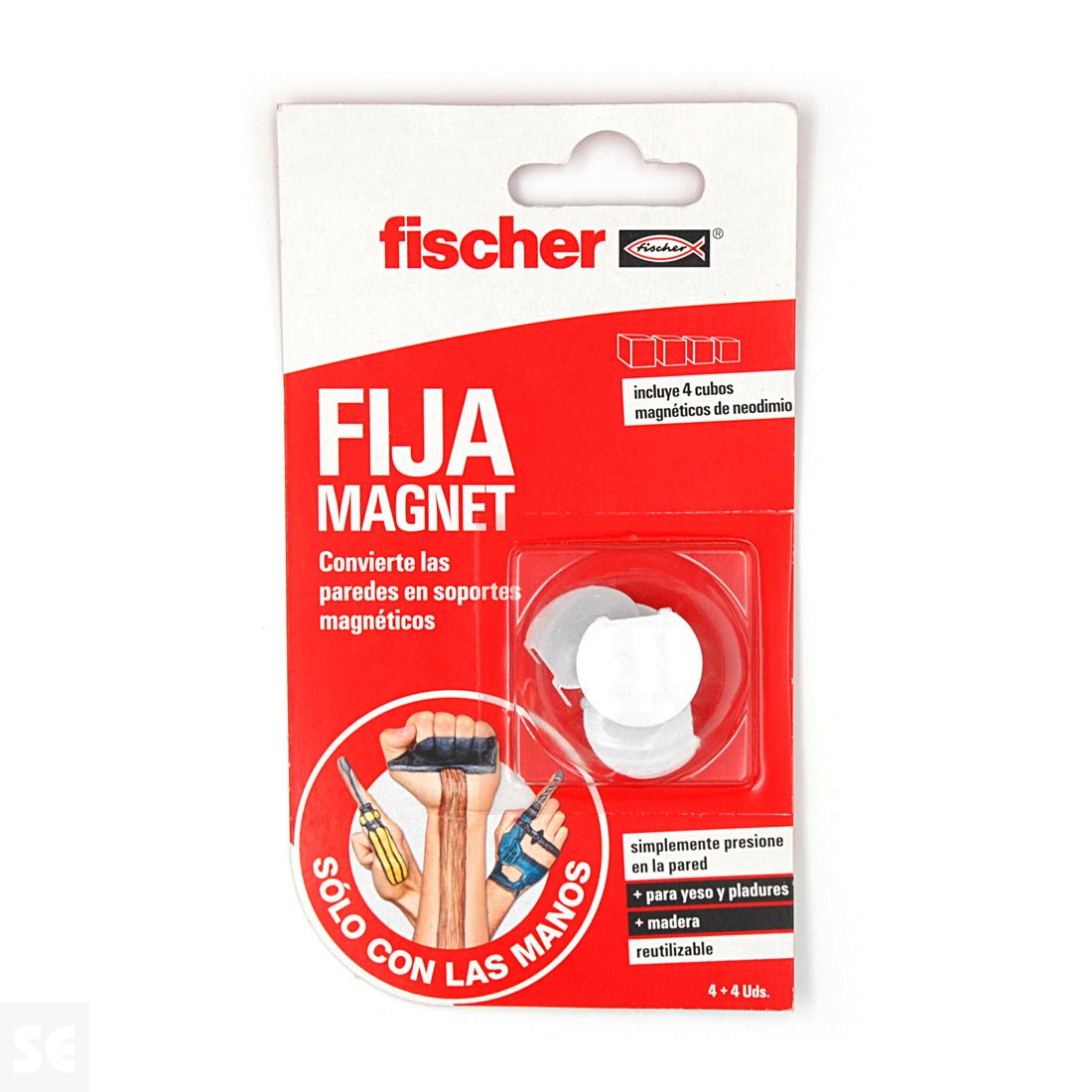 Fischer Fijamagnet (4u.)
