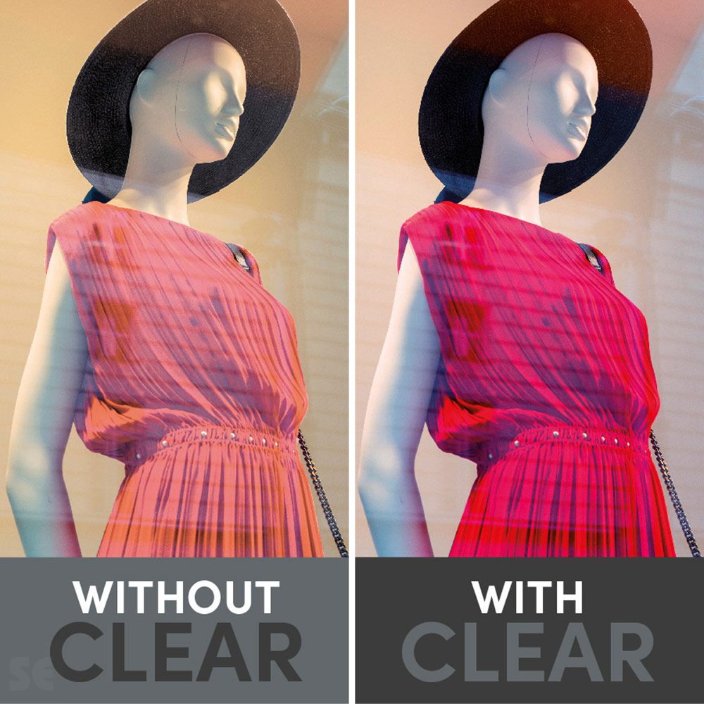 Lámina Estática Transparente Clear Sun Protect Uv Ancho 92 Cms (A metros)