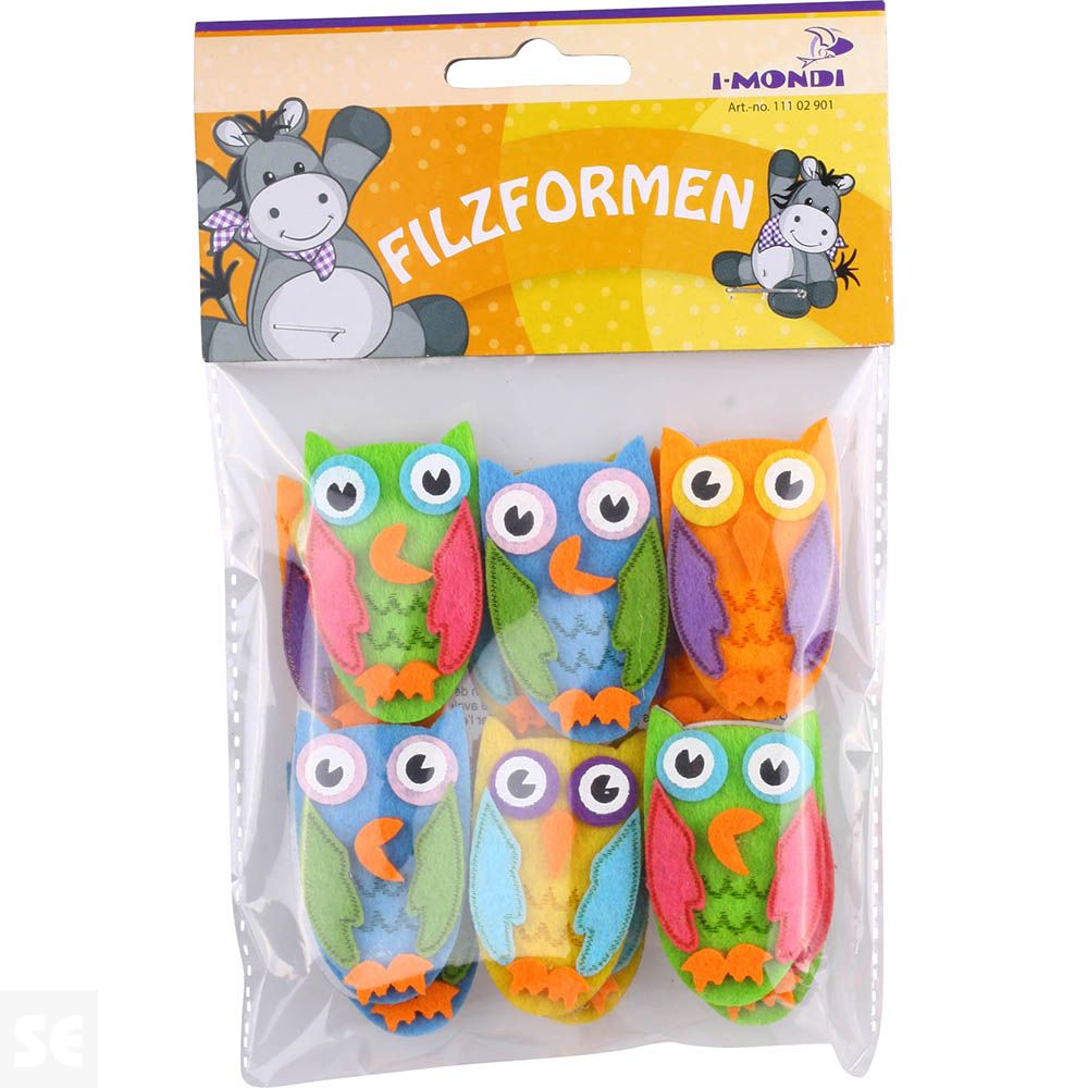 Figuras  Fieltro   Buhos