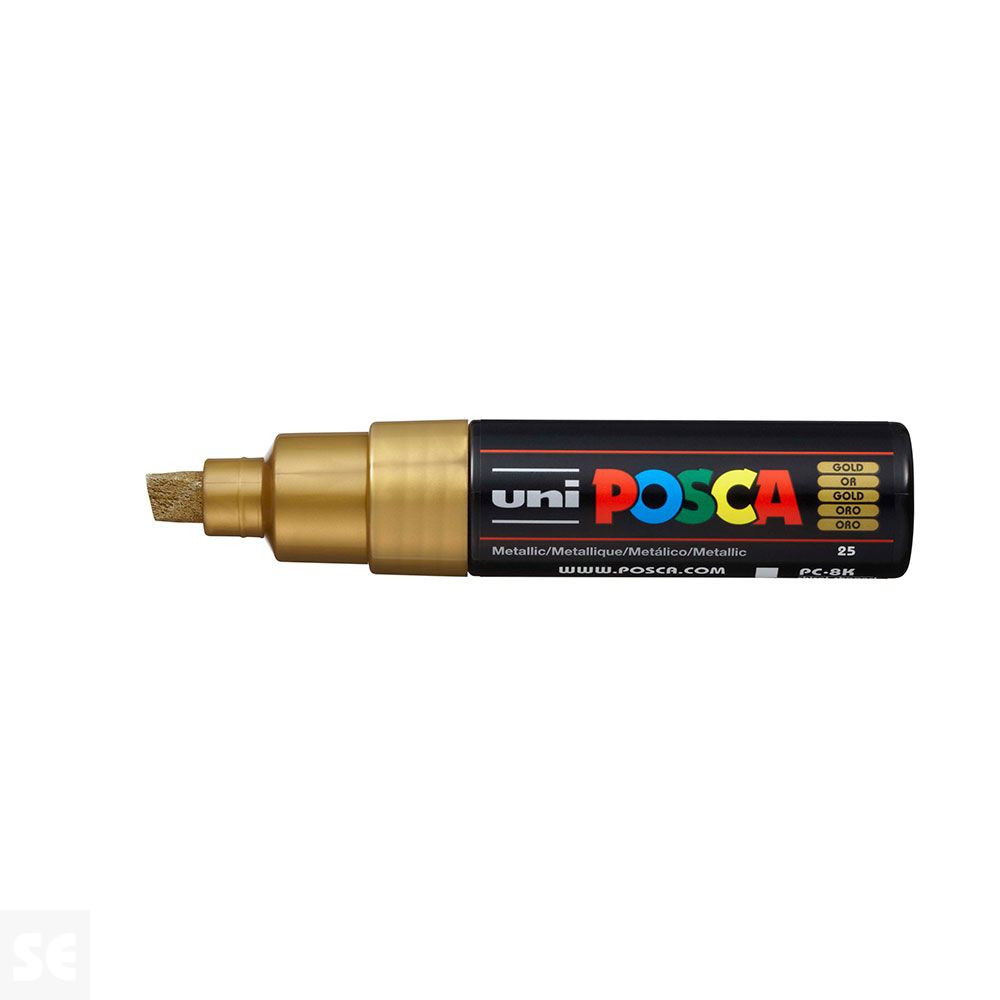 Rotulador Pintura Posca Oro Metálico Pc8k 8 mm