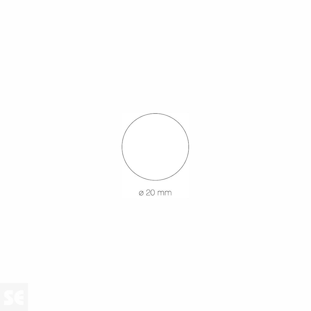 Gomets Redondos 20 Rollo Marron