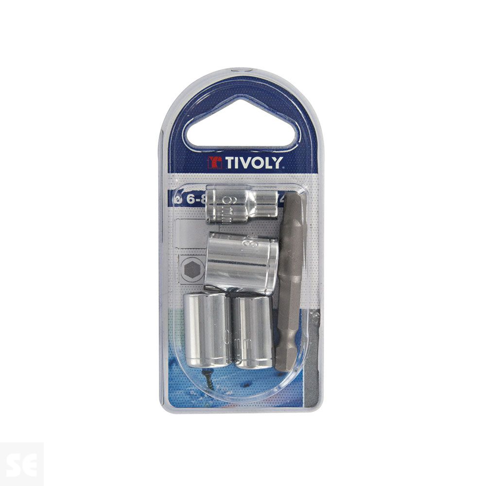 Juego 4 Reductores+Porta Punta Cuad