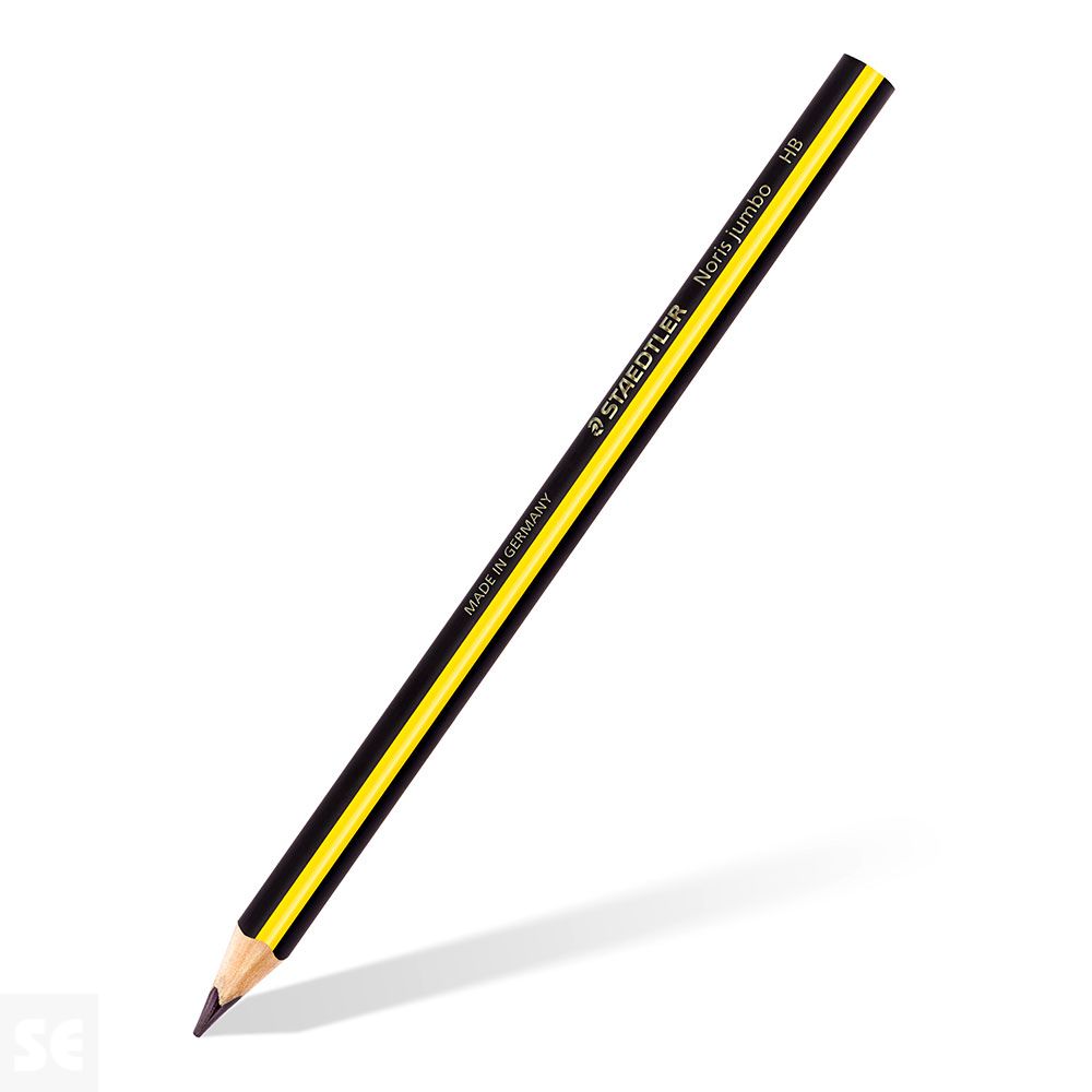 2 Lápices Triangular Grafito Jumbo Noris 119