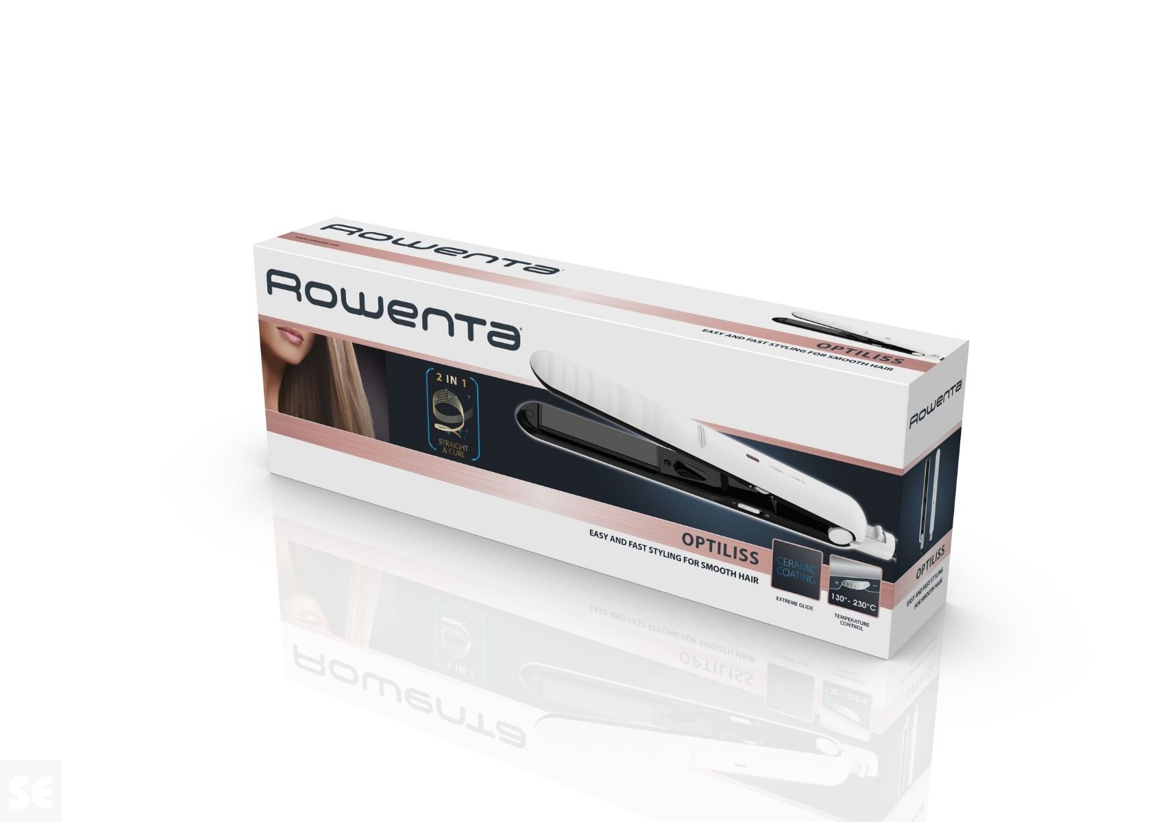 Plancha Pelo Optiliss Blanca Rowenta
