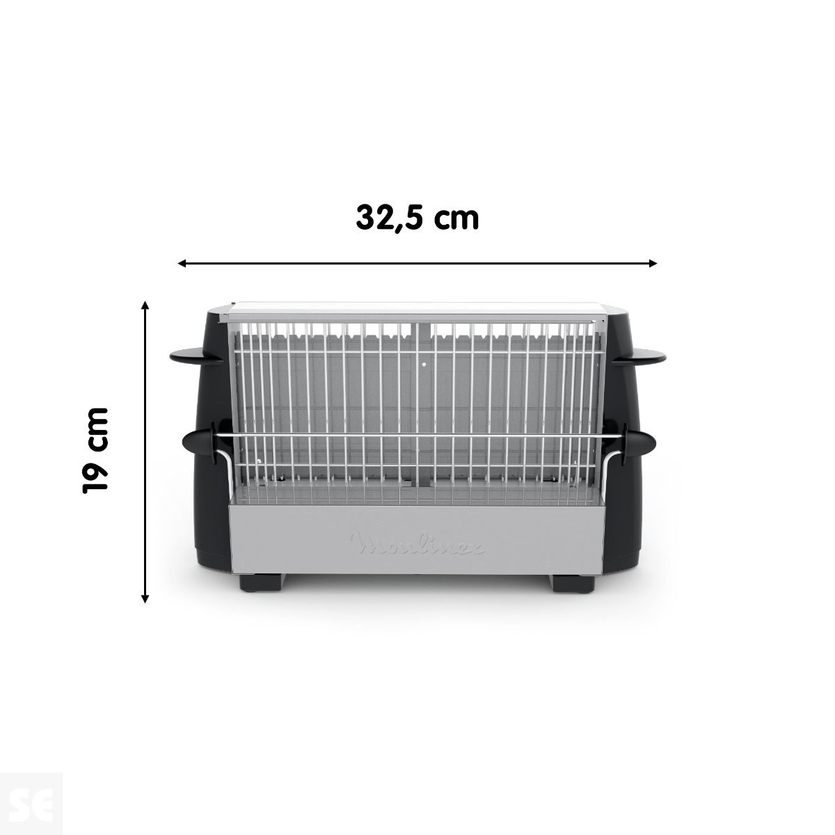 Tostadora Multipan Acero Inoxidable para 4 Rebanadas Moulinex