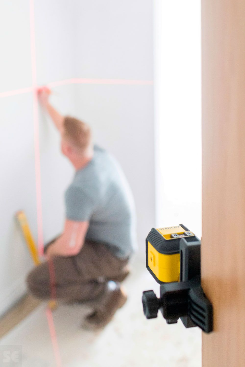 Nivel Laser De Cruz Cubix 10M Interiores. Stanley  Stht1-77340