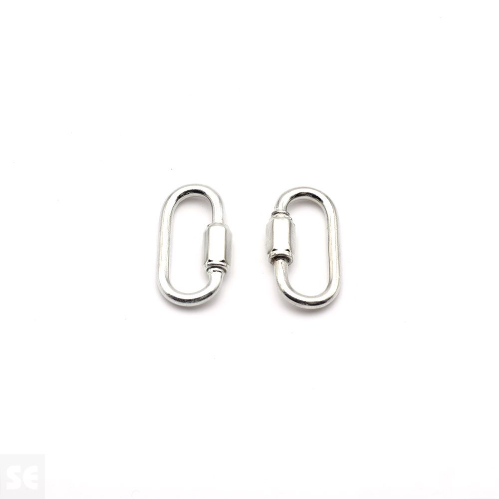 Eslabón C/ Cierre Seguridad Galvanizado 3,5x37mm (2u.)