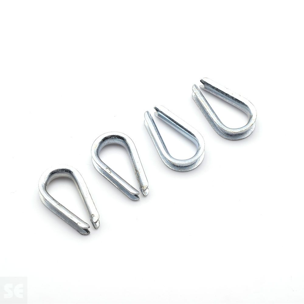 Guardacabos Galvanizado 4mm (4u.)