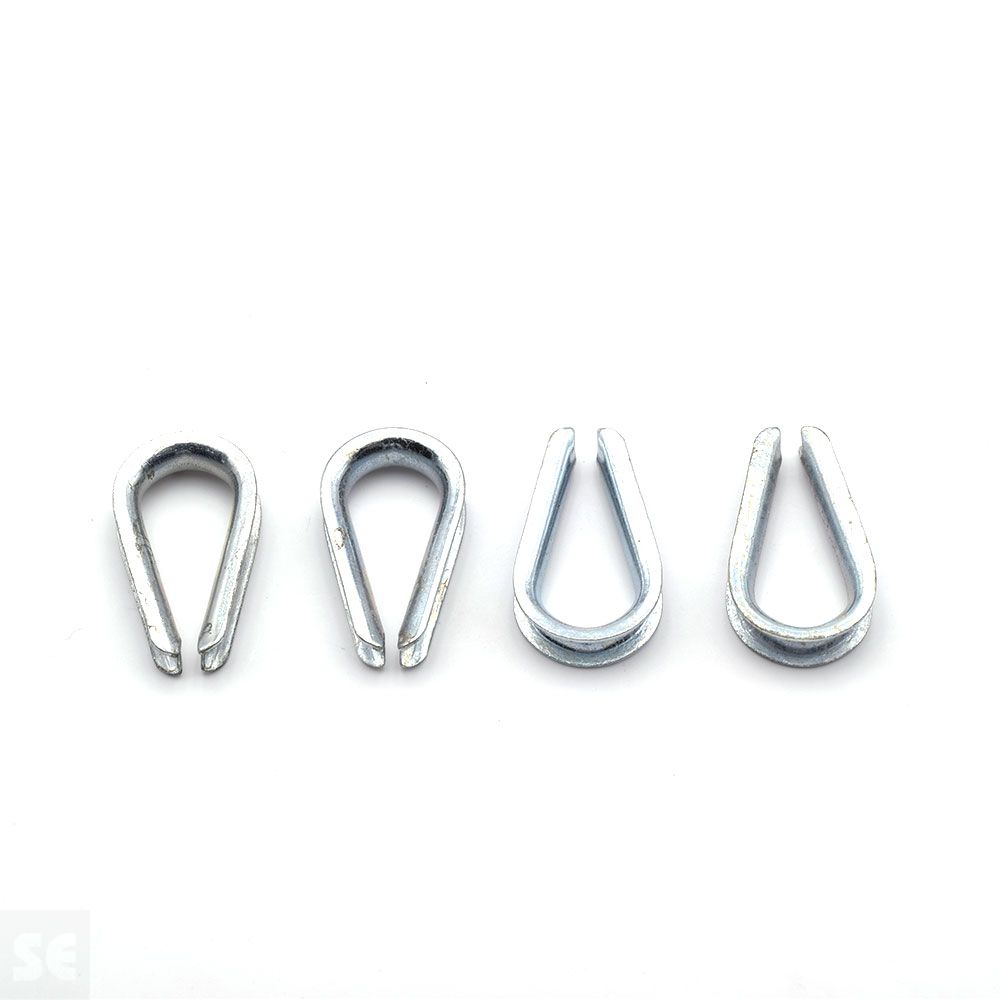 Guardacabos Galvanizado 4mm (4u.)
