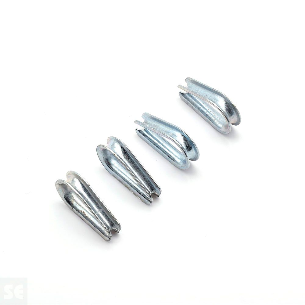 Guardacabos Galvanizado 4mm (4u.)