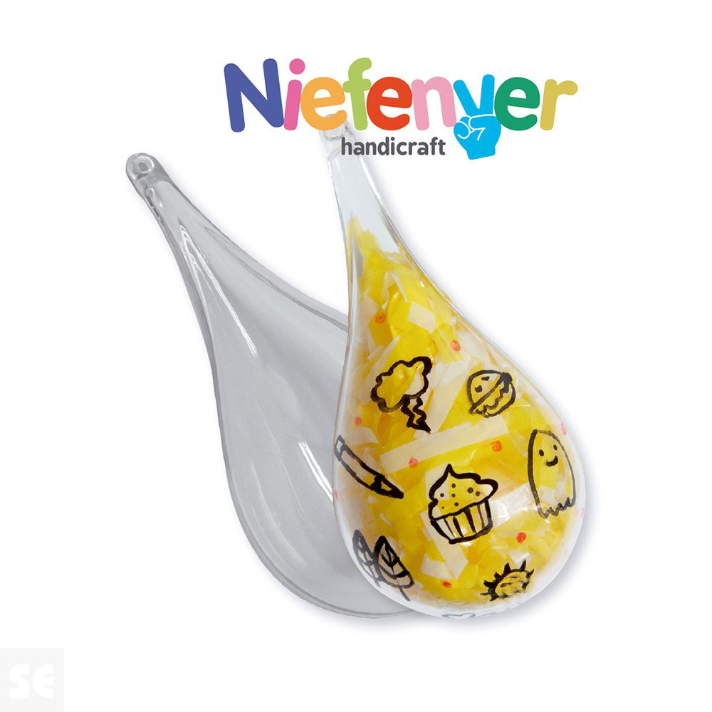 Pack 5 Gotas Plástico Cristal 110Mm