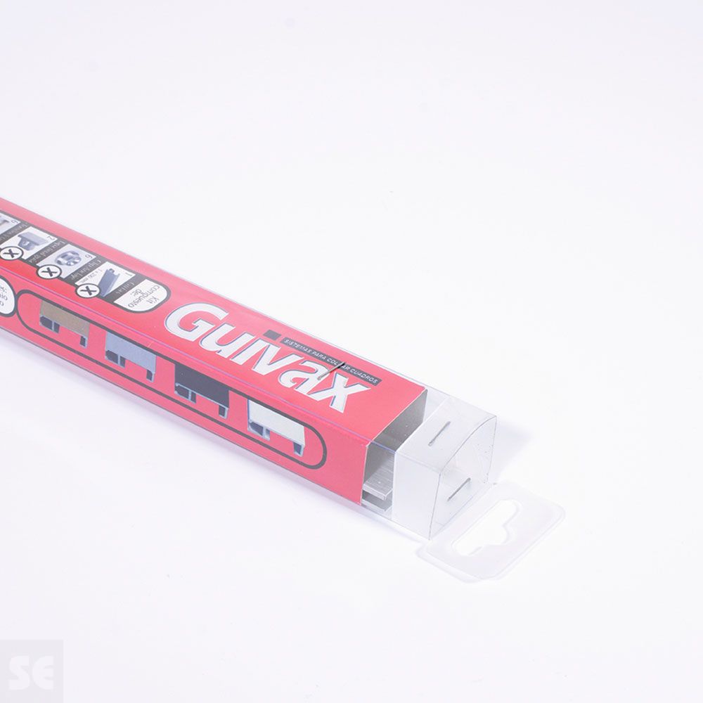 Guía Cuadros Hilo 2 m Aluminio Plata